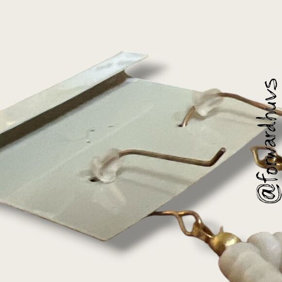 Bundle Sale 3 for $15 | Philippine Fashion Earrings – Natural Shell Teardrop Dan - Picture 4 of 6